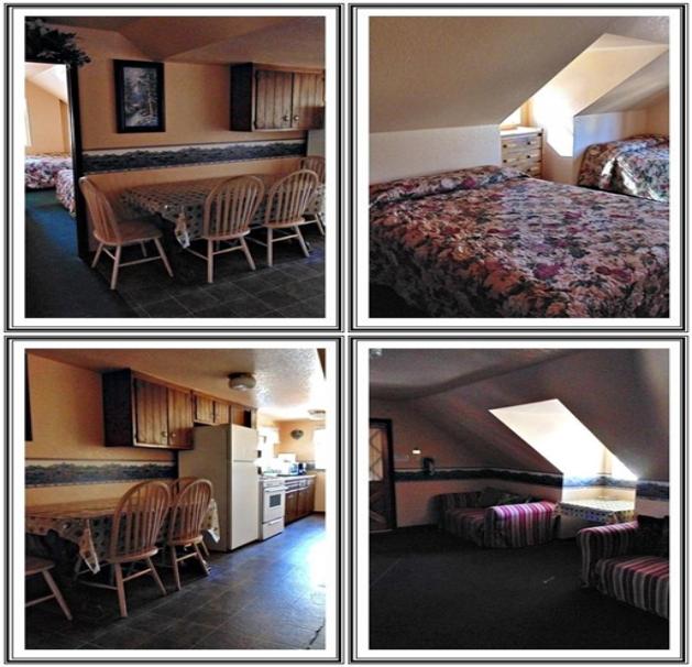 Timberline cabin #1 upstairs sleep a max of 8 people