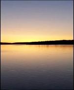 Big Bear Lake at sunrise
